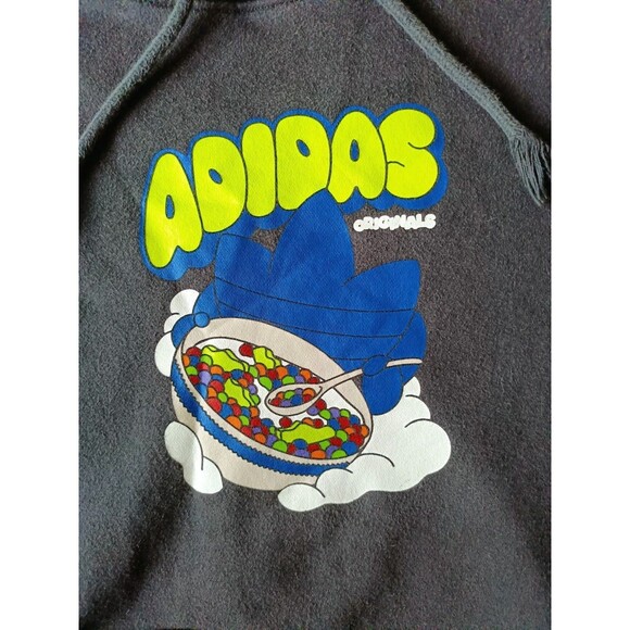 Adidas B For Breakfast Hoodie Men's Small Black Pockets Long Sleeve - Picture 2 of 8